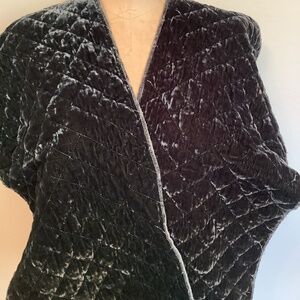 Belle Notte Jewel Toned Quilted Silk Velvet Fabric